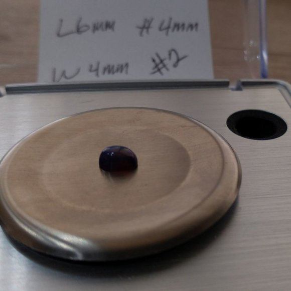 Beautiful Black Ethiopian welo fire opal 0.425 CTW - Picture 2 of 6